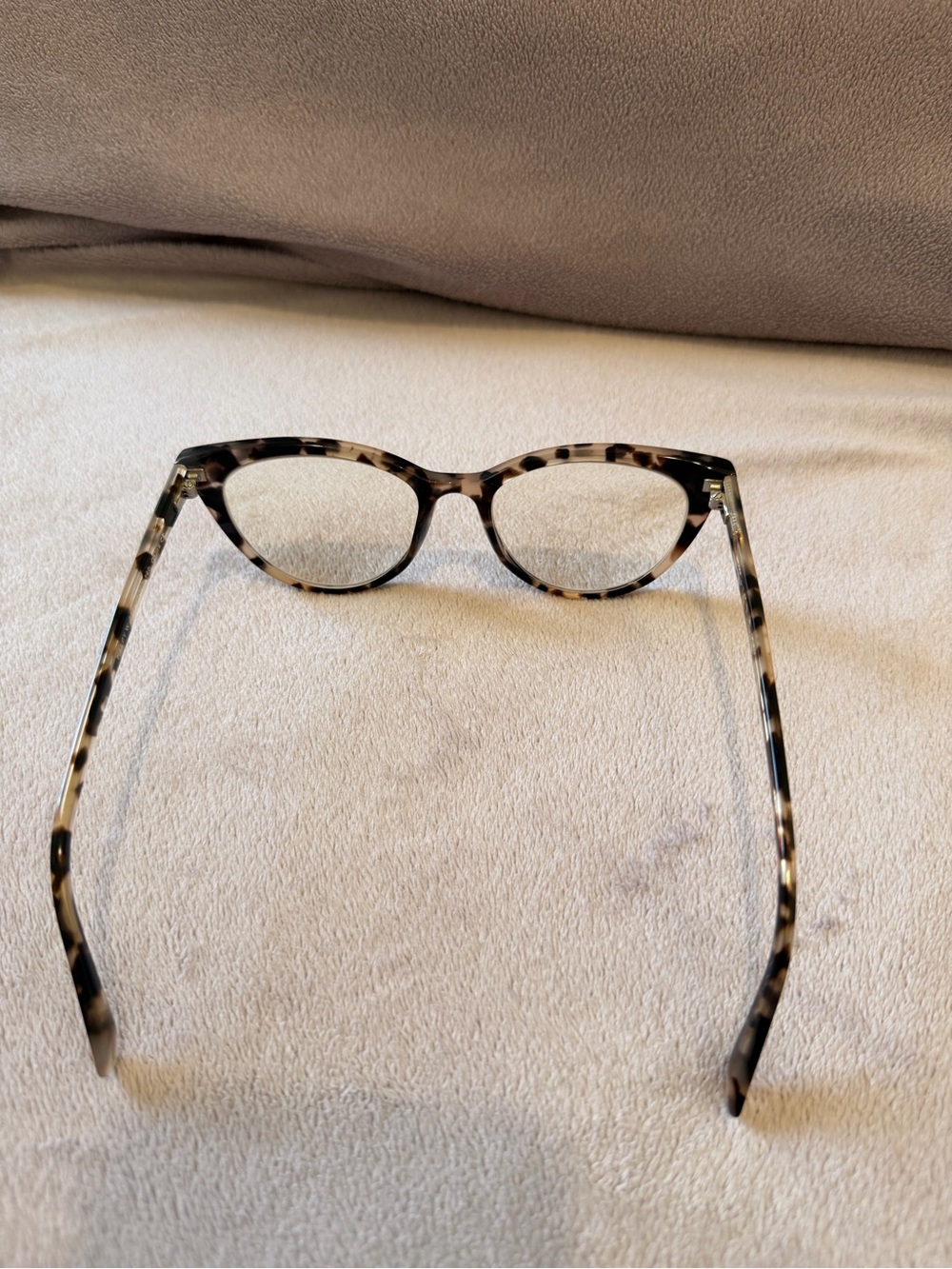 Warby Parker Tortoiseshell Cat-Eye Glasses (Wide Fit) - Picture 4 of 9
